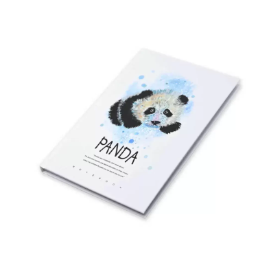 FIS Pack Of 5 Hard Cover Notebook, 96 Sheets A4 Panda Design 6 -FSNBHCA496-PAN6