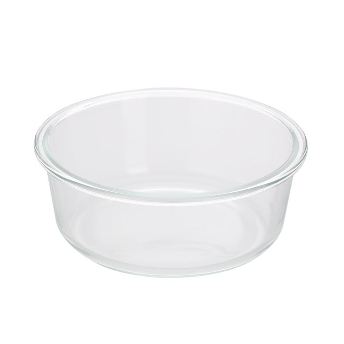 Round Glass Food Container With Bamboo Lid, RF10326 - Freezer & Dishwasher Safe, Air Tight Lid With Silicone Sealing Ring, Portable, Eco-Friendly