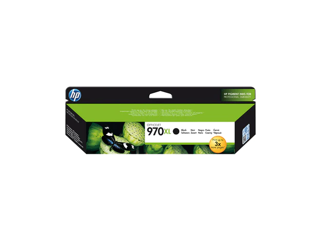HP 970XL High Yield Black Original Ink Cartridge (CN625AE)