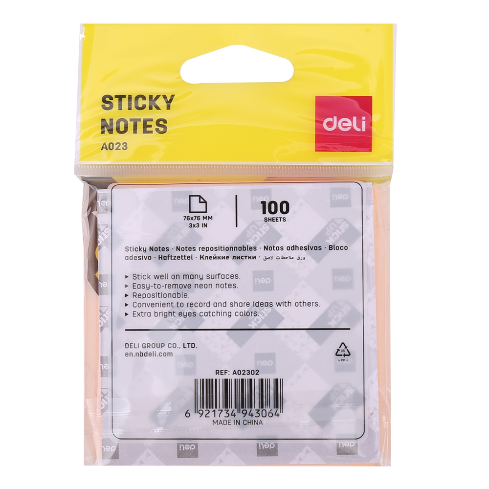 Deli-EA02303 Sticky Notes