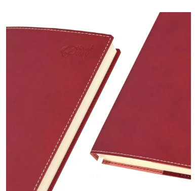FIS A5 Diary 2024 (Arabic/English) Maroon - FSDI17AE24MR