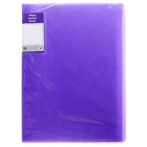 Maxi Display Book With 60 Pockets Blue