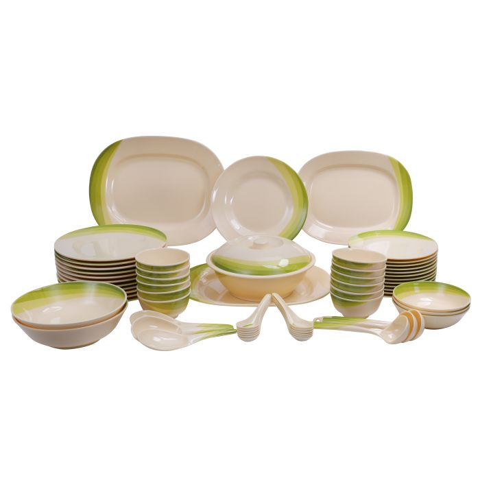 Melamine Dinner Set, Ribble Design, 4 Pcs