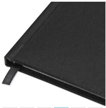 FIS A5 Diary 2024 English (1-Week at a glance) Black - FSDI78EV24BK