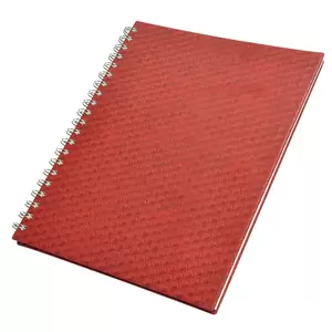 FIS Italian PU Spiral Cover University Books, 120 Sheets, 3 Subject, 8.5 x 11 Inch Size - FSUBPU3SMRD3