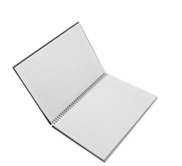 FIS Pack of 5 PP Spiral Hard Cover Note Book A4, Single Line, 100 Sheets, Dark Grey -FSNBSA4SLIPPDGY
