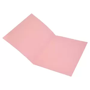 FIS Square Cut Folders Without Fastener Pink Color, Pack of 50 Pcs, 320 gsm, A4 Size - FSFF9A4PI