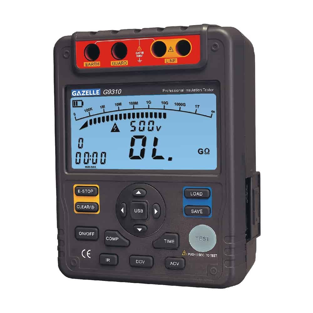 GAZELLE G9310 INSULATION RESISTANCE TESTER, 2.5 KV