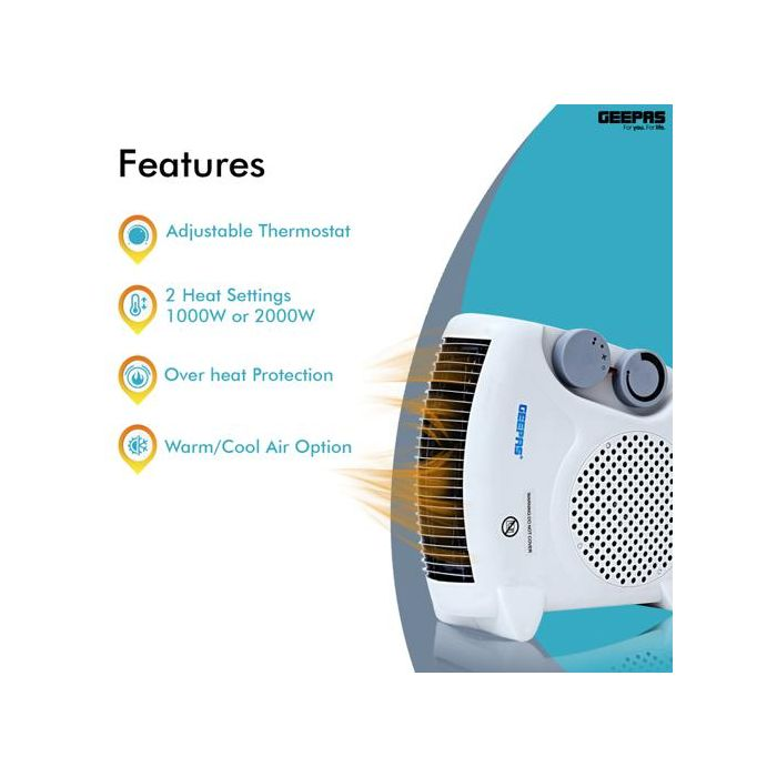 Geepas GFH9520 Fan Heater