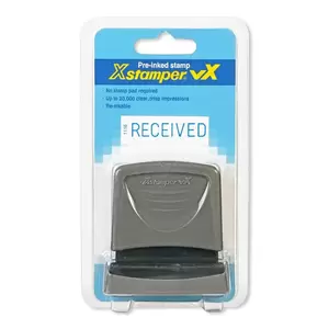 Artline X-Stamper "RECEIVED" for Office Business Supplies, Ink Blue - ARXTCXC1116V-1PC