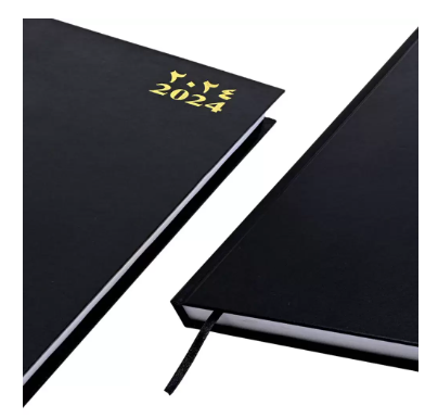 FIS Diary 2024 (Arabic/English) Black, A4 - FSDI41AE24BK