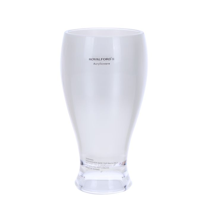 Royalford F1954AG4 400ml Acrylic Glass 4Pcs Set, 4pieces - Water Cup Drinking Glass |Dishawaher Safe| Curved Surface Comfortable Handling Ideal For Party Picnic BBQ Camping Garden