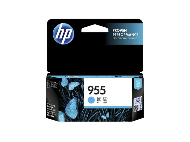 HP 955 Cyan Original Ink Cartridge (L0S51AA)