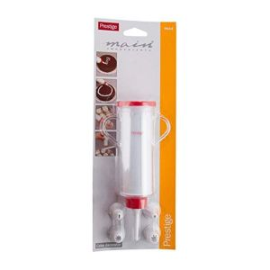 Prestige Icing Set With 5 Nozzles - Plastic - White