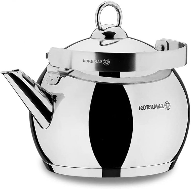 Korkmaz Tombik Kettle 20L - Stainless Steel - Silver - 2 Ltr
