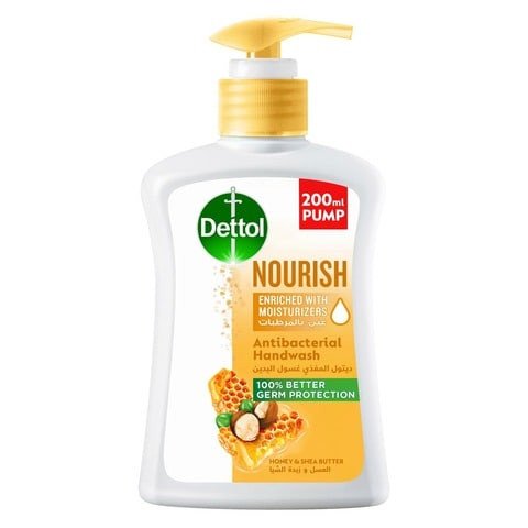 Dettol Nourish Honey And Shea Butter Hand Wash 200ml
