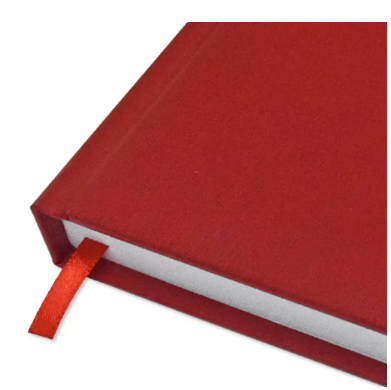 Cover Material : Vinyl  Format : 400 Pages 1 Day a Page  Paper : 60 GSM White paper  Finish : 1 Side padded Cover Golden corners with Ribbon bookmarker