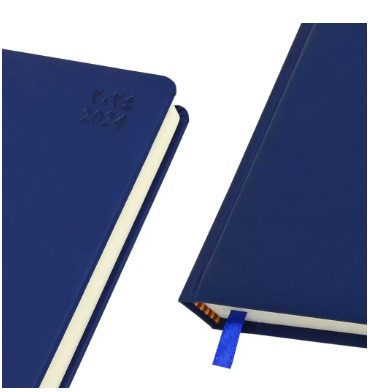 FIS Diary 2024 Arabic/English (Saturday & Sunday Combined) A5, Blue - FSDI94AE24B