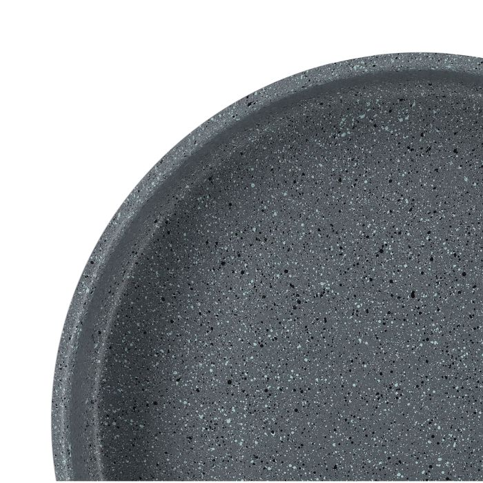 Royalford Round Baking Pan 28 Cm - Compact Design, Granite Non Stick Coating | Multiple Hob Compatibility & Oven Safe | Perfect For Cake, Pies, Pastas, Deep Dish Pizza & More