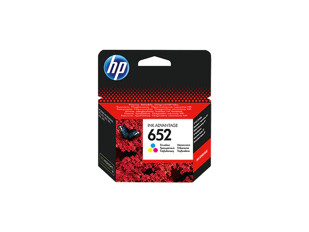 HP 652 Tri - Color Ink Cartridge (F6V24AE)