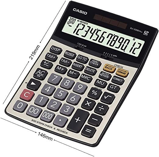 Casio DJ-220D Plus Desktop Calculator