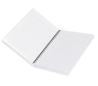 5-Piece FIS Spiral Hard Cover Notebook Single Line A5, 100-Sheets - FSNBSA51904