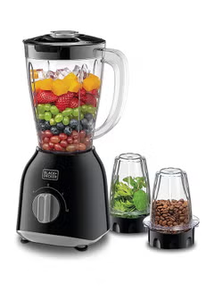 Blender, With 2 Grinder Mills, 1.5 L 400 W BX365J, Black