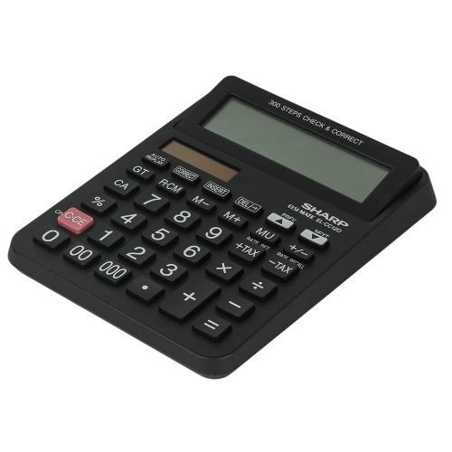 Sharp EL-CC character 12 digit nice size calculator