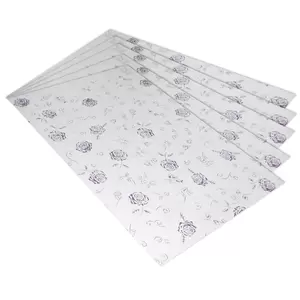 20-Piece FIS Gift Wrapping Paper 35gsm 50X70cm, White/Purple - FSGF07