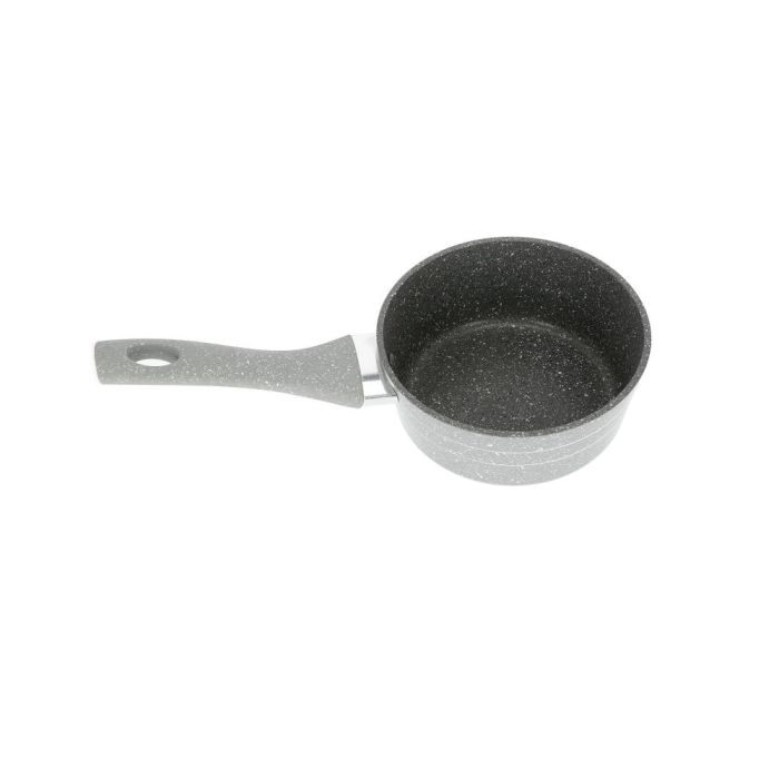 Royalford RF9473 Smart Saucepan With Durable Marble Coating - High-Quality Forged Aluminium Construction, Non-Stick Pan For Gas, Induction & Ceramic Hobs - 3.8MM Induction Bottom - (16x7.5) Cm