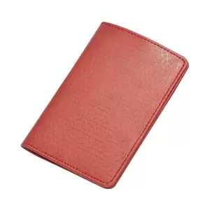 FIS Maroon Polyurethane For Unisex - Passport Wallet - FSGNMRD4