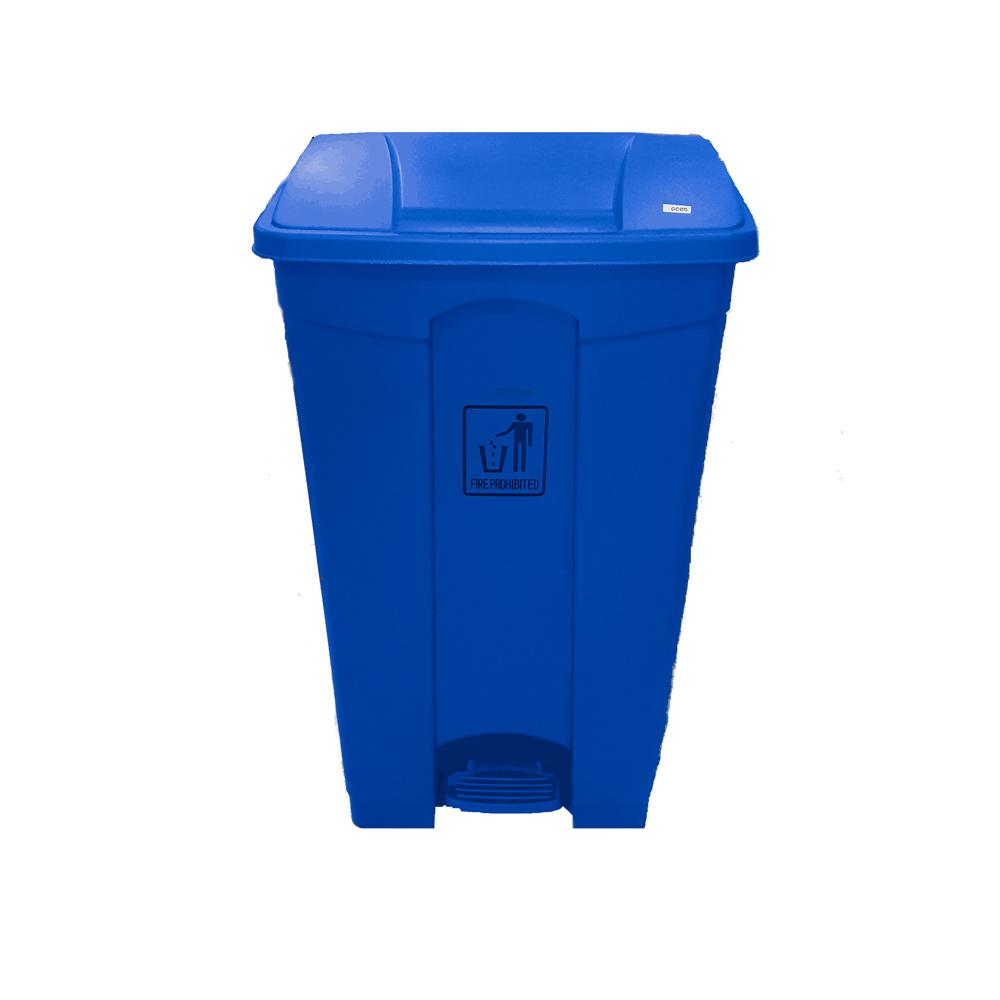 EK Plastic Garbage Bin | 87LTR | BLUE