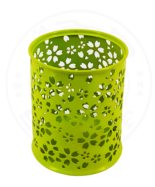 PEN HOLDER ROUND METAL MIX CLR PD-102