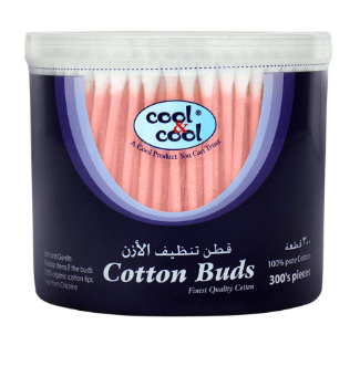Cool & Cool Cotton Buds, 300-Pack