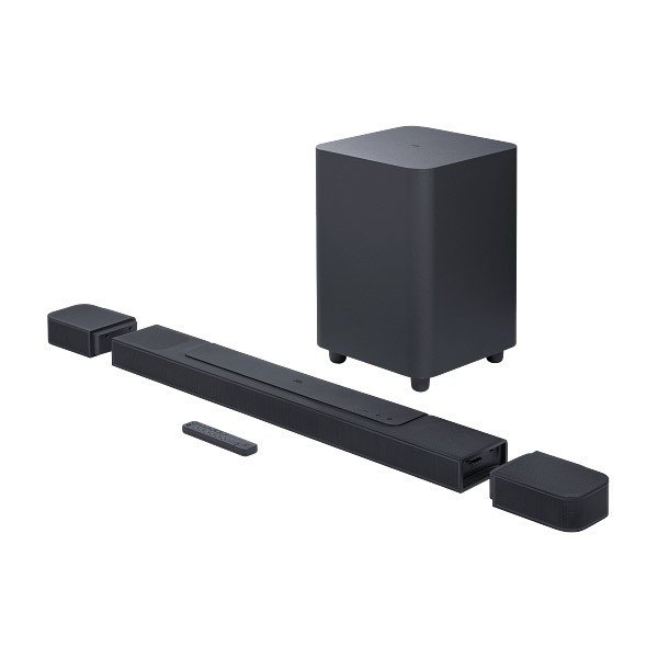 JBL BAR1000 7.1 Channel Soundbar With Detachable Surround Speaker Multibeam Dolby Atmos - Black