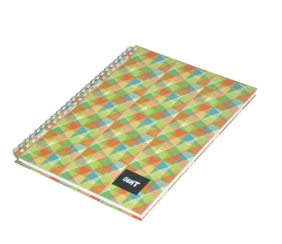 5-Piece Light Spiral Hard Cover Notebook, Single Ruled, (100 Sheets), A5 Size - LINBSA51605