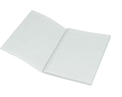 10-Piece Light Spiral Soft Cover Notebook Single Ruled (100 Sheet) A5 Size - LINBA51701S