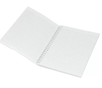 10-Piece Light Spiral Soft Cover Notebook Single Ruled (100 Sheet) A5 Size - LINBA51707S