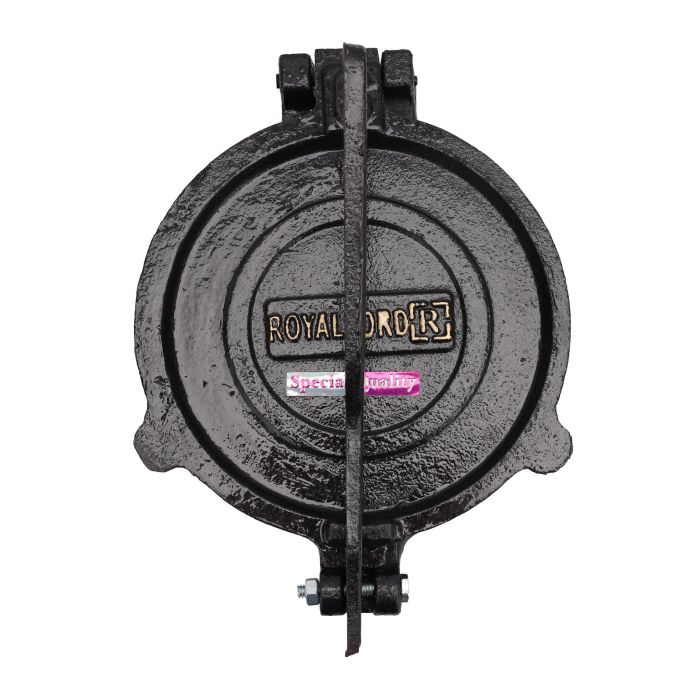 Mica Plate Chapati Press, Heavy Cast Iron Body, RF11166 | 18.5cm Non-Stick Plate | Anti-Skid Heavy Base | Indian Roti/ Chapati Press For Tortilla, Roti, Chapati