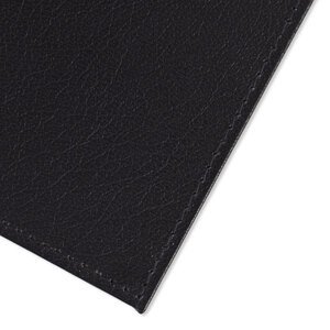 FIS MDF Desk Blotter Bonded Leather Cover Material, Size 40X55 cm-Color: Black - FSDKMDF405524BK