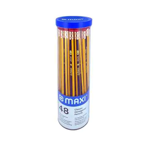 Maxi Classic acHexagonal Pencils MX-LP48J Gold 48 PCS