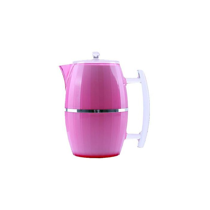Royalford RF6162 Elegant Water Jug With Lid - Portable Multi-Purpose Colourful Jug For Water Juice, Cold Coffee | Durable Acrylic Material, Spill-Proof Transparent Lid | Ideal For Household, Club, Pub