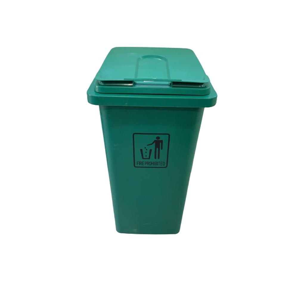 AKC Plastic Garbage Bin | 120LTR | GREEN