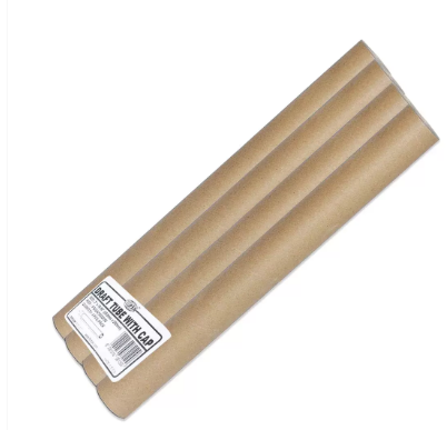 FIS Draft Tube With Cap Size: 2"X500MM Pack of 4 - FSGN50020N