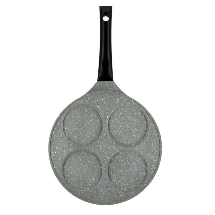 Royalford RF9806 Non-Stick Pan Cake Maker - Portable Made With Durable Die-Cast Aluminium Body With Interior Granite Coating | PFOA & PTFE Free | Compatible With Gas, Ceramic, Halogen & Hot Plates