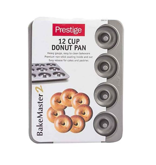 Prestige Mini Donut Pan 12 Cups - Aluminium - Grey