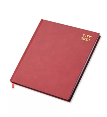 FIS 2023 Executive Diary (Arabic/English/French) Vinyl Hard Cover Black - FSDI89AEF23RE