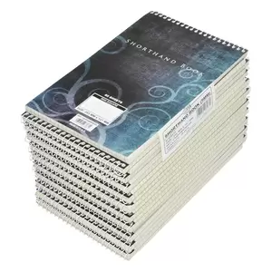 20-Piece FIS Spiral Shorthand Books, 5 mm Square (80 Sheets x 20-Piece) 127x205 mm Size - FSSH5MM50G80