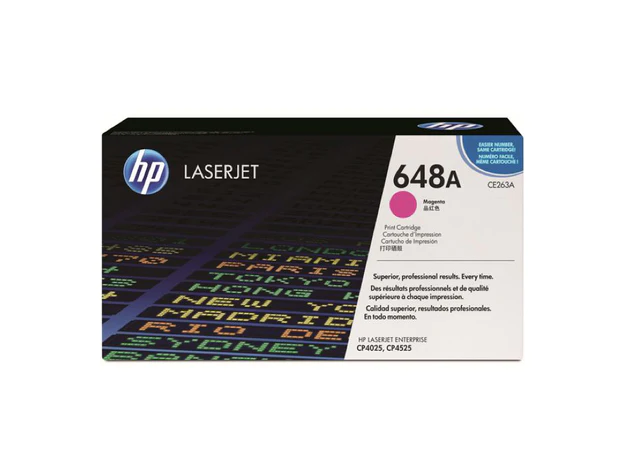 HP 648A Magenta Toner Cartridge (CE263A)