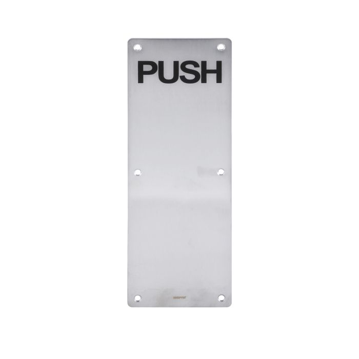 Geepas Push And Pull Handle Plates - Door Grab Pull Handle 304 Stainless Steel Pull And Push Plate Door Knob For Kitchen Restaurant Bar Office & More
